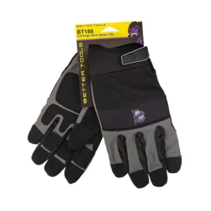 Better Tools Full Finger Work Gloves | Large