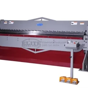 GMC Machinery 10’ x 14Ga 220V Three Phase Hydraulic Straight Apron Brake with 26” Manual Back Gauge HSB-1014